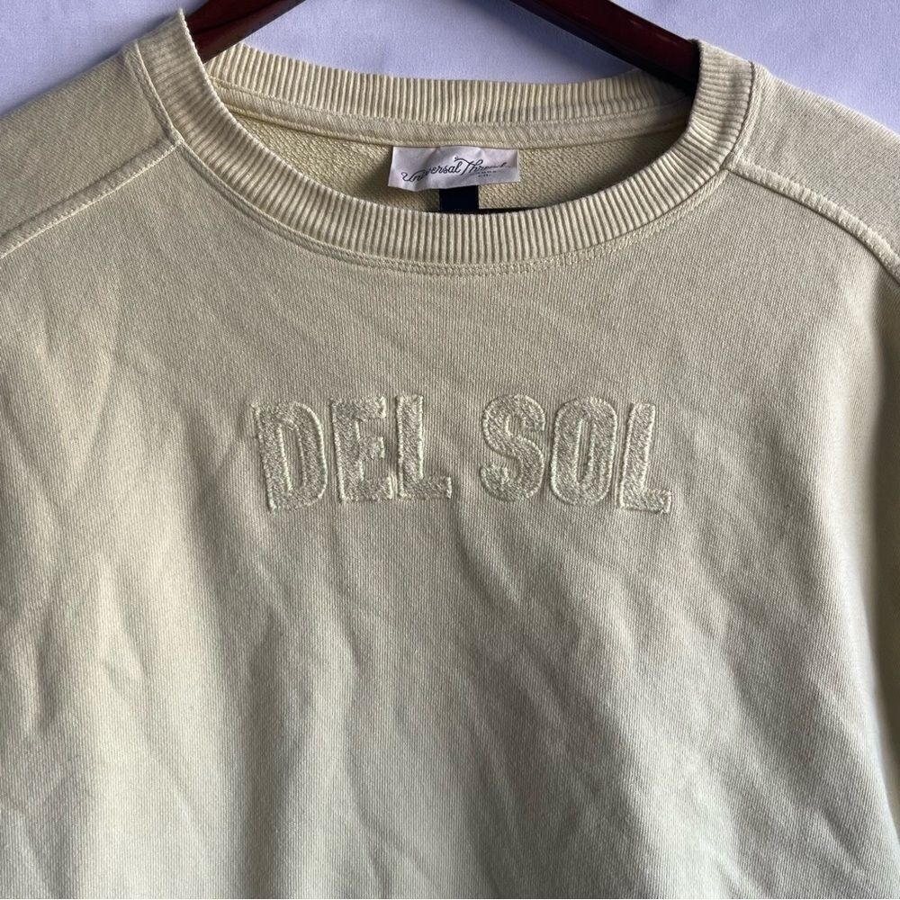Universal Threads Yellow Del Sol Crewneck Sweatshirt - Picture 3 of 6